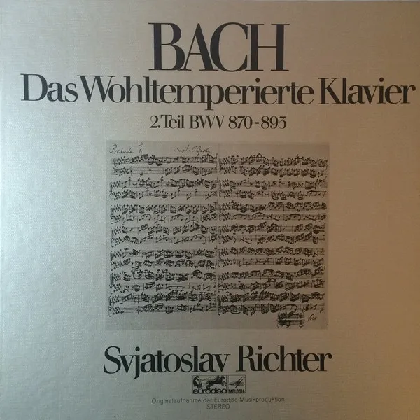 Das Wohltemperierte Klavier 2.Teil BWV 870-893