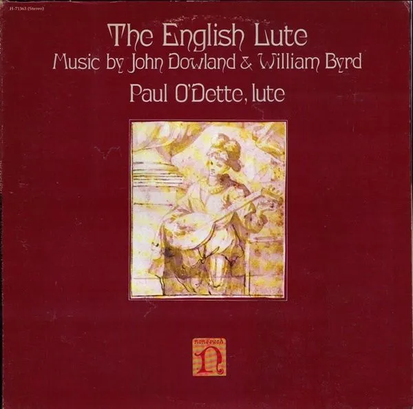 The English Lute, Music By John Dowland & William Byrd