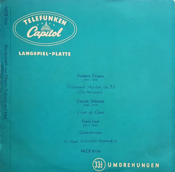 Polonaise As-Dur, Op. 53 (Die Heroische), Clair de Lune, Liebestraum