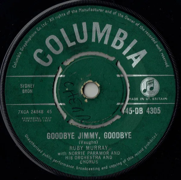 Goodbye Jimmy, Goodbye