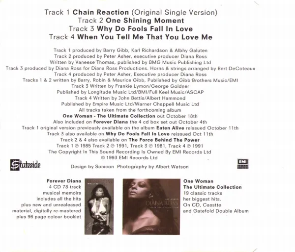 Chain Reaction (Original Single Version)