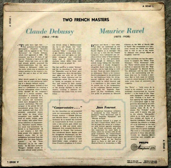 3 Nocturnes / Rhapsodie Espagnole / Menuet Antique