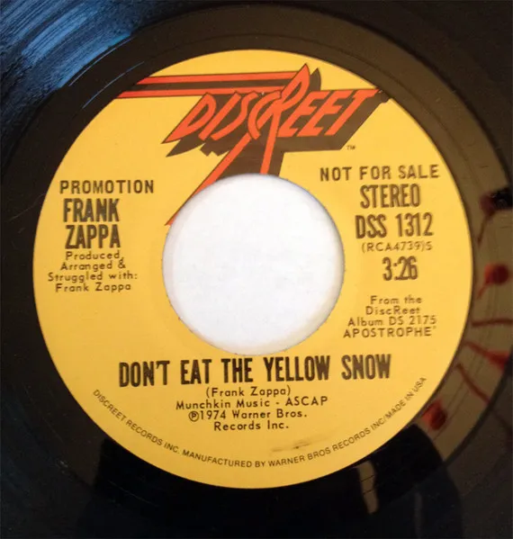 Don't Eat The Yellow Snow