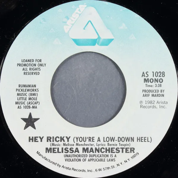 Hey Ricky (You're A Low-down Heel)