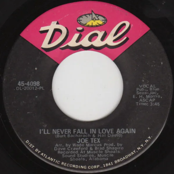 I'll Never Fall In Love Again / The Only Way I Know To Love You