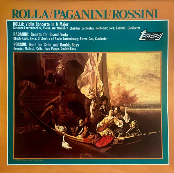 Violin Concerto In A Major / Sonata For Grand Viola / Duet For Cello And Double-Bass