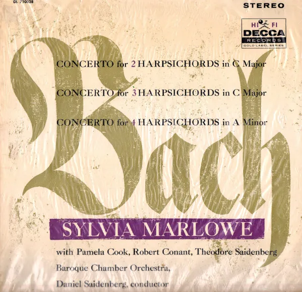Concertos For Two, Three, And Four Harpischords