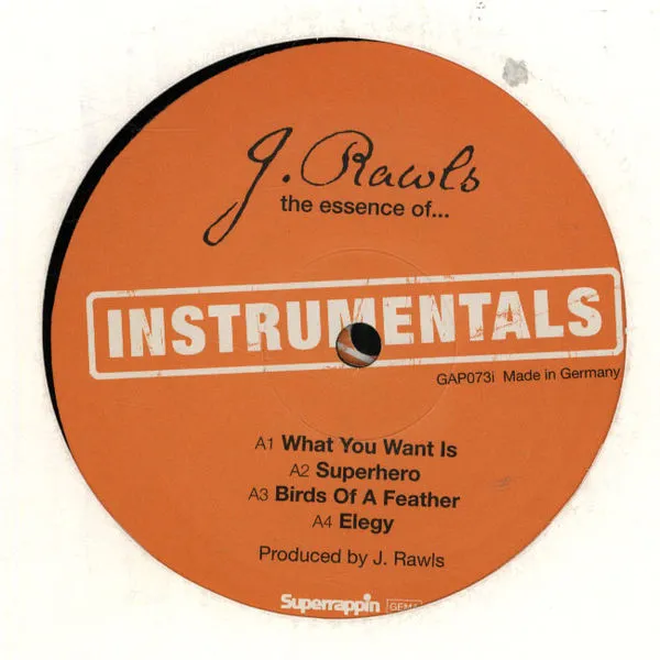 The Essence Of J. Rawls (Instrumentals)