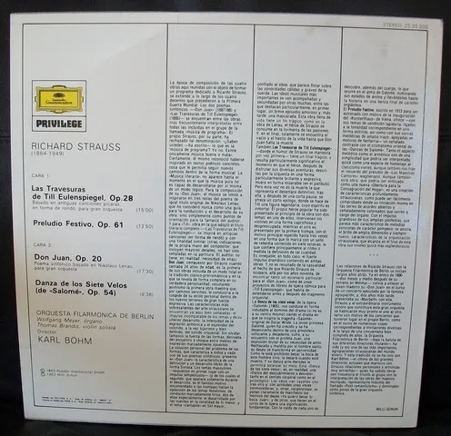 Karl Böhm Dirige A Richard Strauss