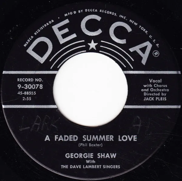 A Faded Summer Love / No One