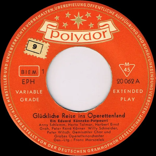 Glückliche Reise Ins Operetten-Land (Ein Eduard-Künneke-Potpourri)