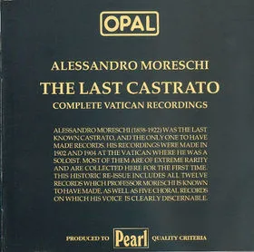 The Last Castrato (Complete Vatican Recordings)