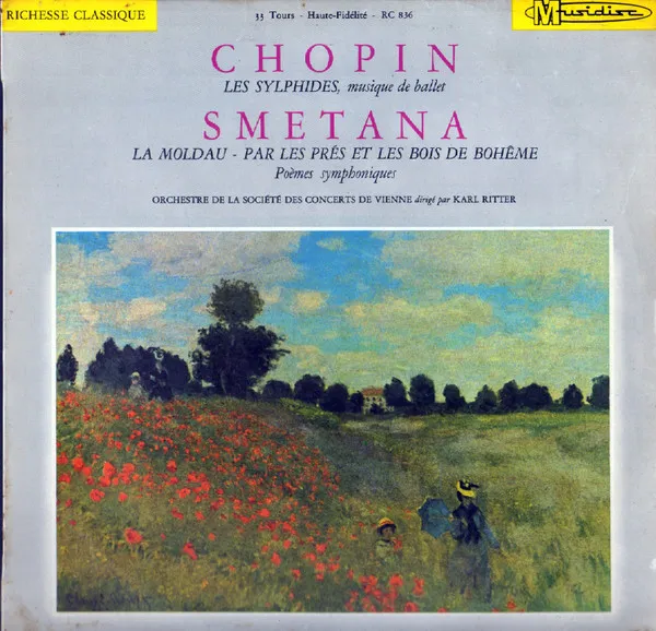 Les Sylphides, Musique de Ballet / La Moldau - Par Les Près Et Les Bois De Bohème, Poèmes Symphoniques