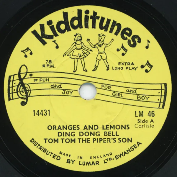 Oranges And Lemons / Ding Dong Bell / Tom Tom The Piper's Son