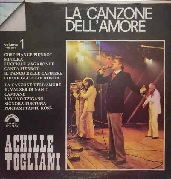 La Canzone Dell'Amore 1923/1934 Volume 1
