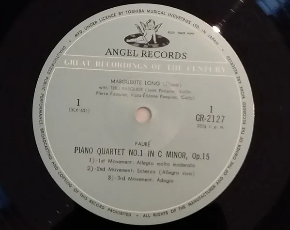 Piano Quartet No. 1 In C Minor Op. 15