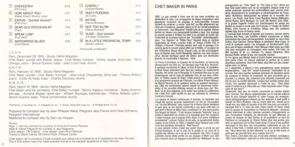 Chet In Paris Volume 3 (Cheryl)