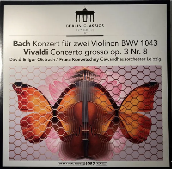 Concerto For Two Violins In D Minor Bwv 1043 / Con