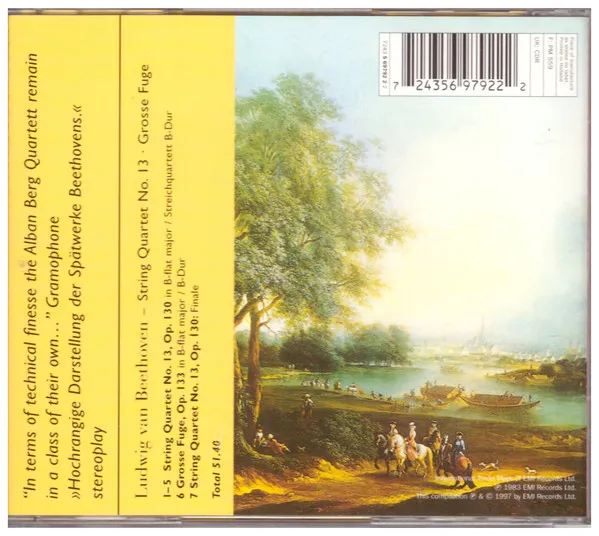 String Quartet, Op. 130 · Grosse Fuge, Op. 133