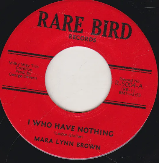 I Who Have Nothing
