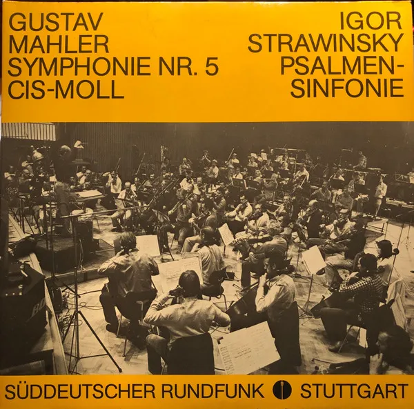 Mahler Sinfonie Nr. 5 Stravinsky Psalmen-Sinfonie Gary Bertini Radio-Sinfonieorchester Stuttgart
