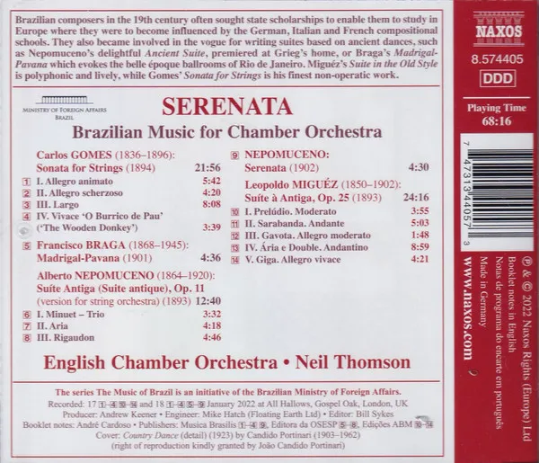 Serenata - Brazilian Music For Chamber Orchestra