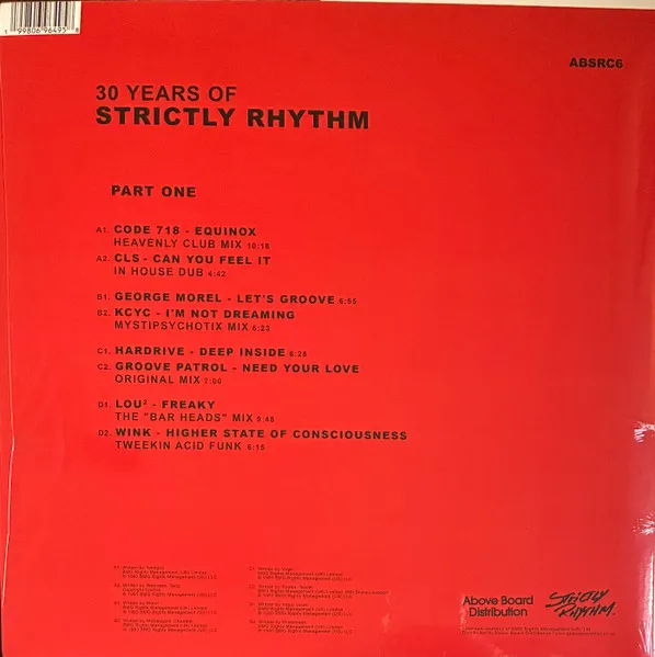 30 Years of Strictly Rhythm - Part One