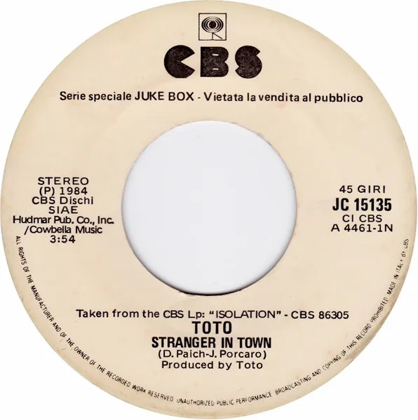 Stranger In Town / Freedom