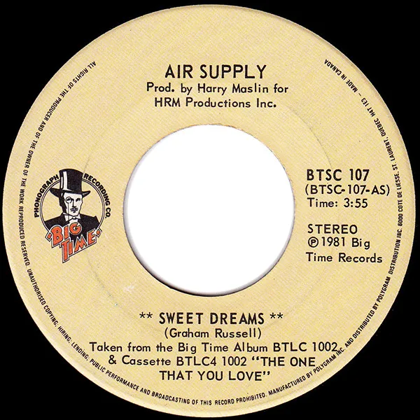 Sweet Dreams / Don't Turn Me Away