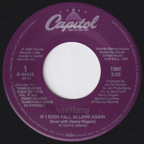 If I Ever Fall In Love Again / Just Another Woman In Love