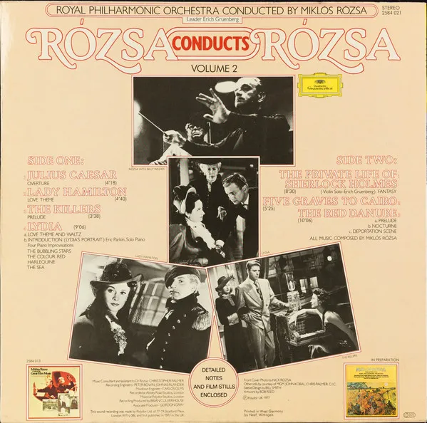Rózsa Conducts Rózsa Volume 2