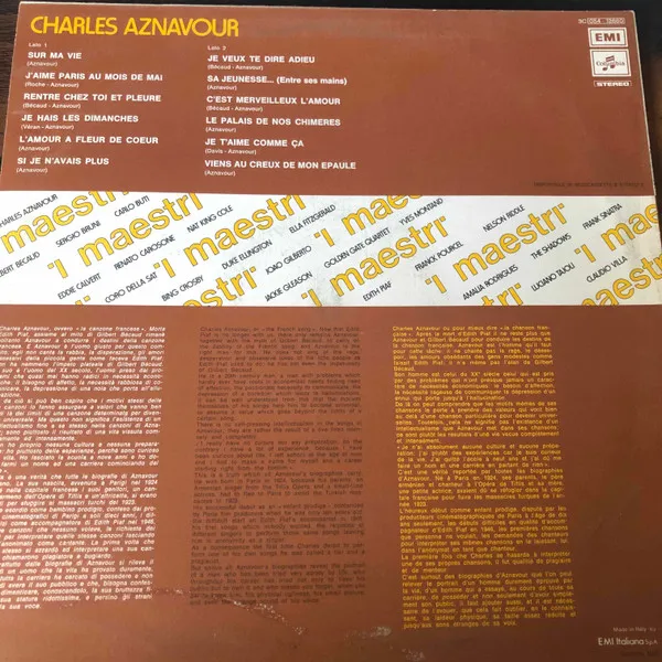 Charles Aznavour - I Maestri
