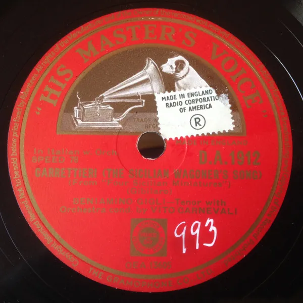 Mattinata Siciliana / Carrettiere (The Sicilian Wagoner's Song)