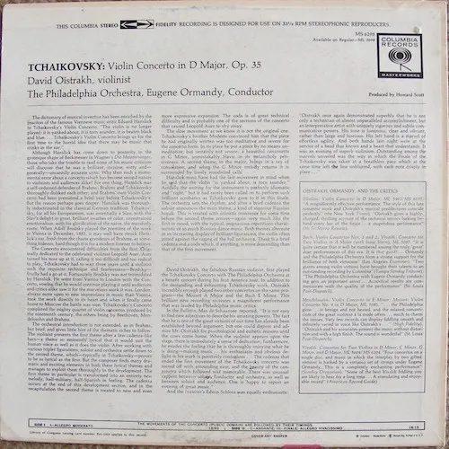 Violin Concerto In D
