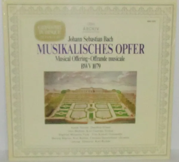 Musikalisches Opfer = Musical Offering = Offrande Musicale BWV 1079