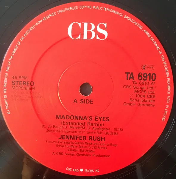 Madonna's Eyes (Extended Remix)