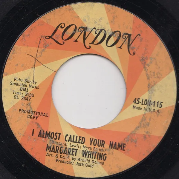 I Almost Called Your Name