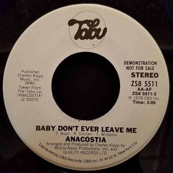 Baby Don't Ever Leave Me
