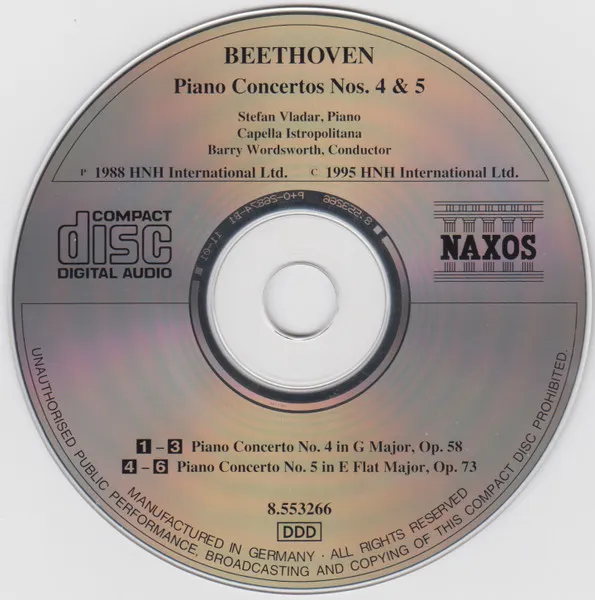 Piano Concertos Nos. 4 And 5 "Emperor"