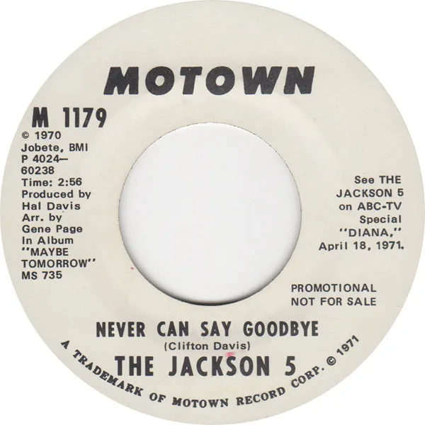 Never Can Say Goodbye