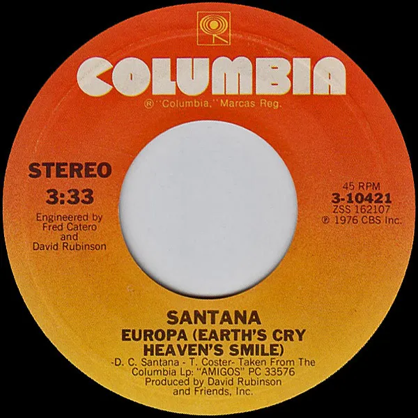 Europa (Earth's Cry Heaven's Smile) / Take Me With You