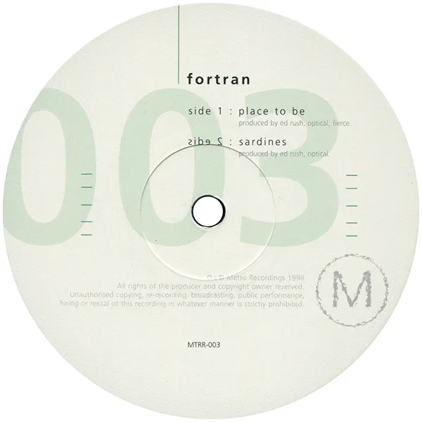 Place To Be / Sardines