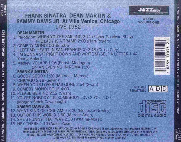 At Villa Venice, Chicago (Live 1962) Vol. I