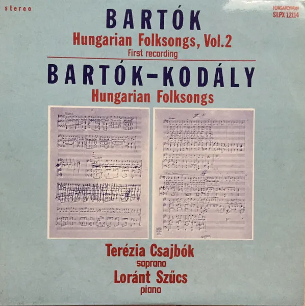 Hungarian Folksongs, Vol.2 / Hungarian Folksongs