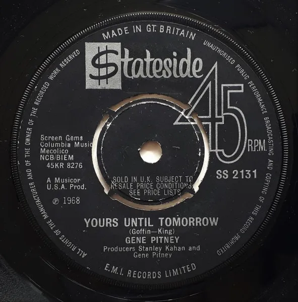 Yours Until Tomorrow