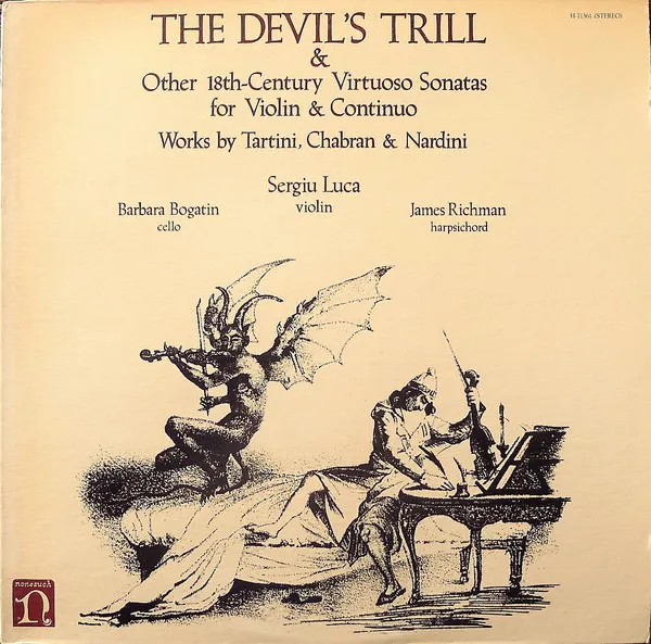 The Devil's Trill & Other 18th-Century Virtuoso Sonatas For Violin & Continuo