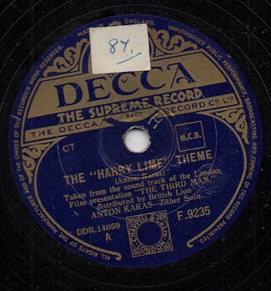 The Harry Lime Theme / The Cafe Mozart Waltz
