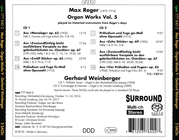 Orgelwerke Vol.5
