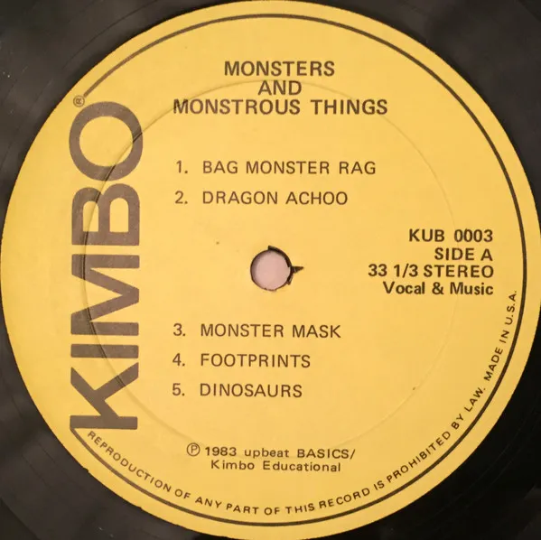 Monsters And Monstrous Things