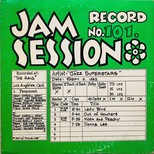 A Live Jam Session Recorded At "The Haig"
